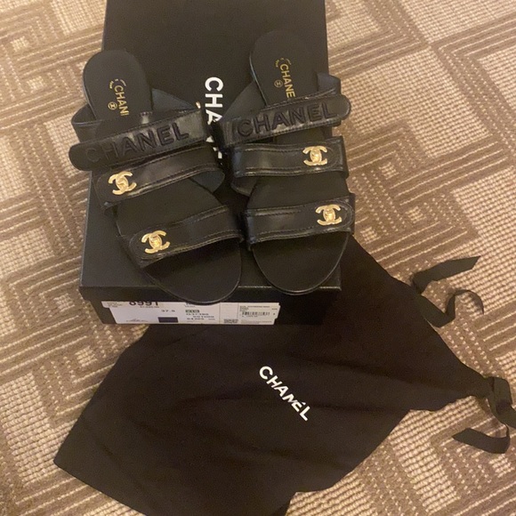 Chanel flat sandals brand new with box 2021 - Picture 6 of 7